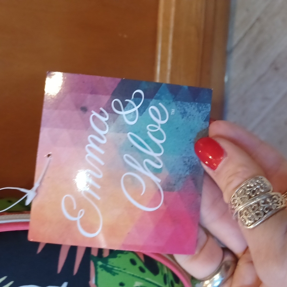 NWT Emma & Chloe Insulated Tropical Lunch Tote - Picture 2 of 8